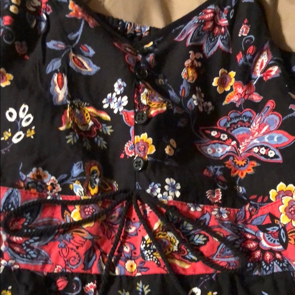 Floral print spaghetti strap long dress - Picture 7 of 7